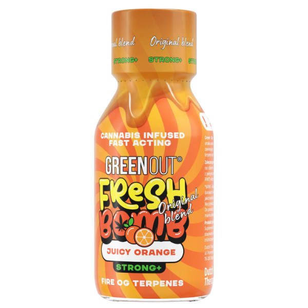 DT Green Out Fresh Bomb Strong+ 100ml Juicy Orange