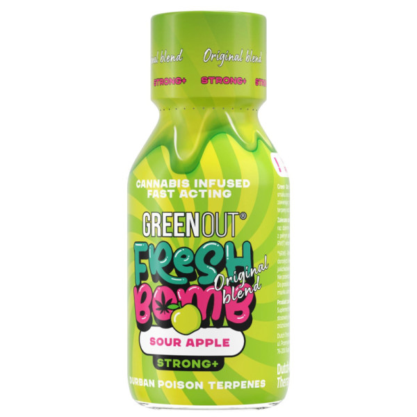 DT Green Out Fresh Bomb Strong+ 100ml Kwaśne Jabłko