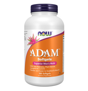 NOW Foods ADAM Multi-Vitamin for Men Softgels 180 caps.