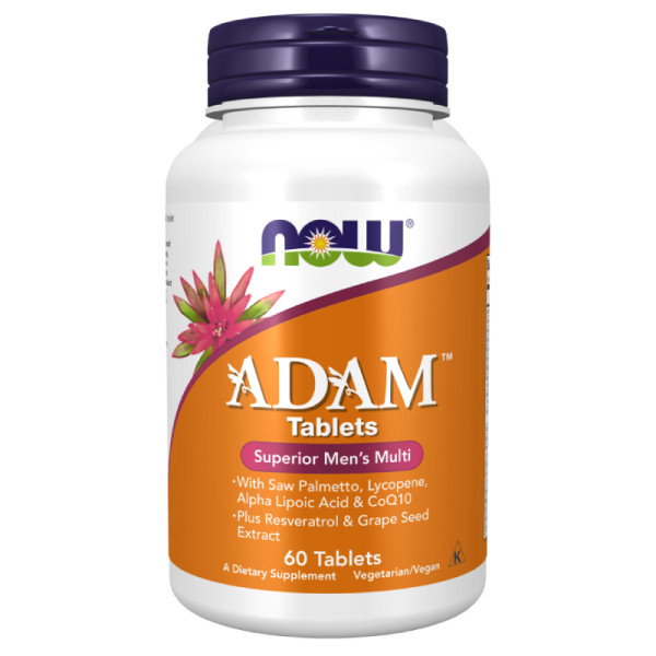 NOW Foods ADAM Multi-Vitamin for Men 60 tabs.