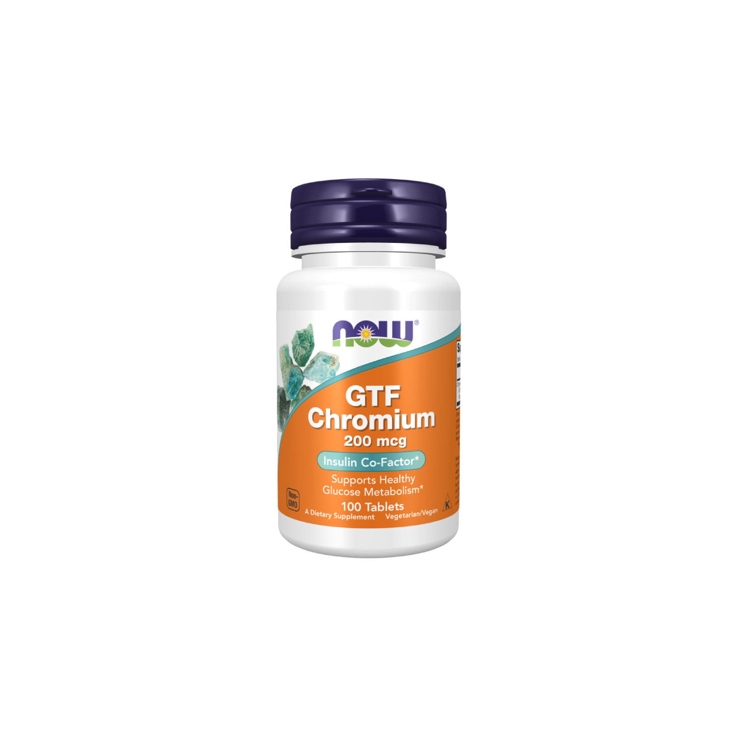 NOW Foods GTF Chrom 200mcg 100 tabl.