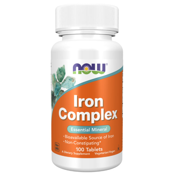 NOW Foods Iron Complex 100 tabs. Vege