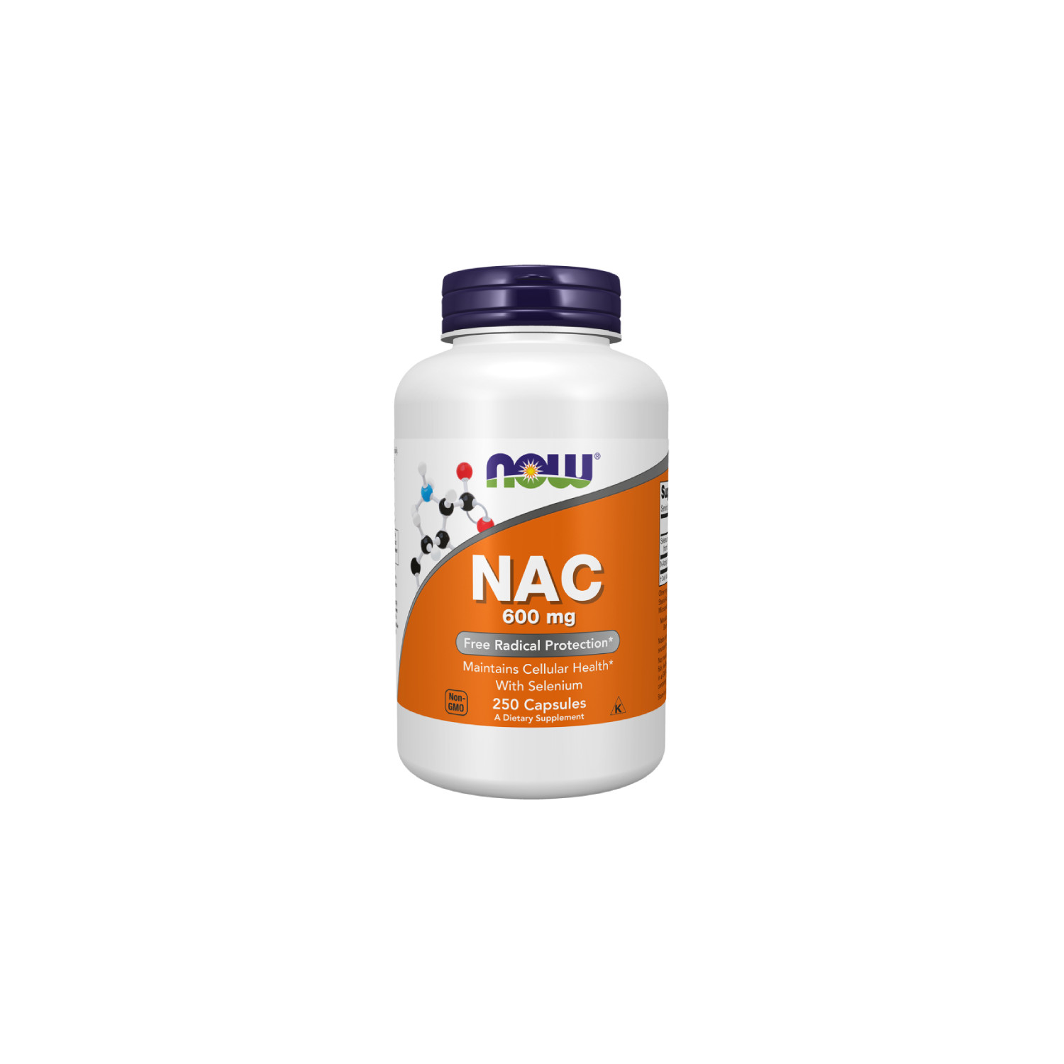 NOW Foods N-Acetylcysteine (NAC) 600mg 250 caps.