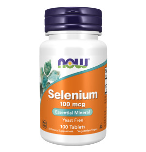 NOW Foods Selen 100mcg 100 tabl.