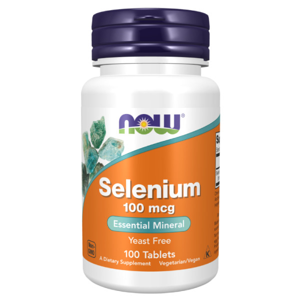 NOW Foods Selen 100mcg 100 tabl.