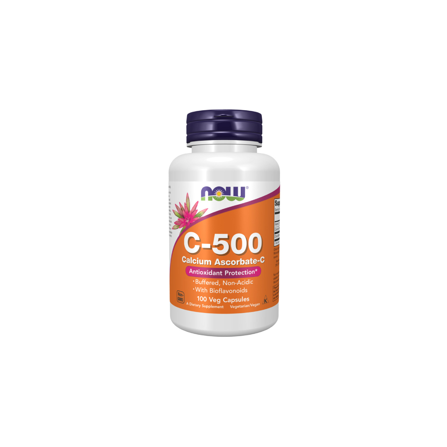 NOW Foods Vitamin C-500 Calcium-Ascorbat-C 100 kaps. Vege