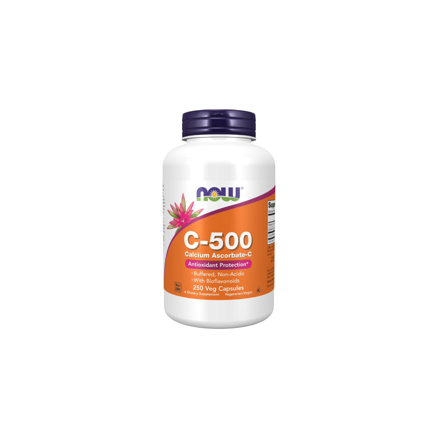 NOW Foods Vitamin C-500 Calcium-Ascorbat-C 250 kaps. Vege