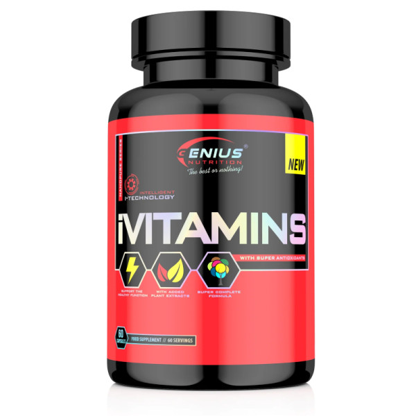 Genius Nutrition iVitamins 60 caps.