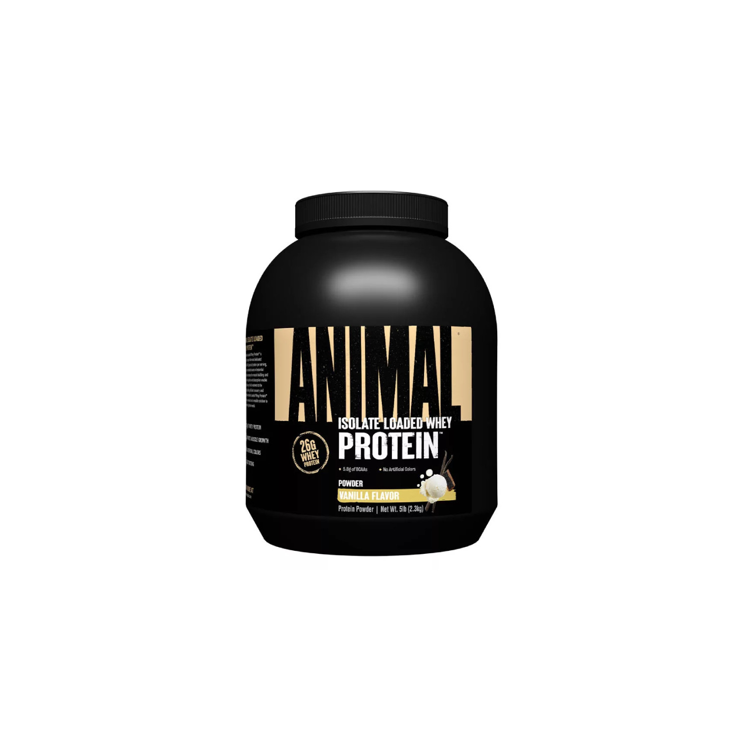 Universal Animal Isolate Loaded Whey Protein 2300g Vanilla