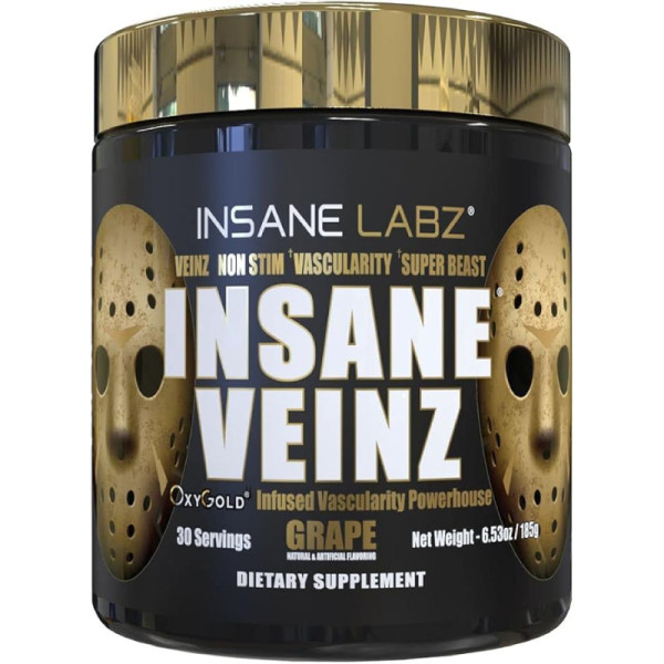 INSANE VEINZ Gold PREWORKOUT 185g Grape