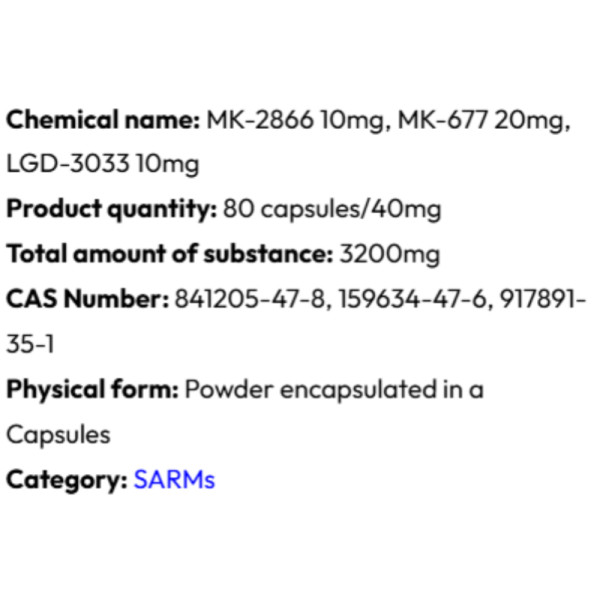 Detailed information Powerock Pharma MASS XXL 40mg 80 caps.