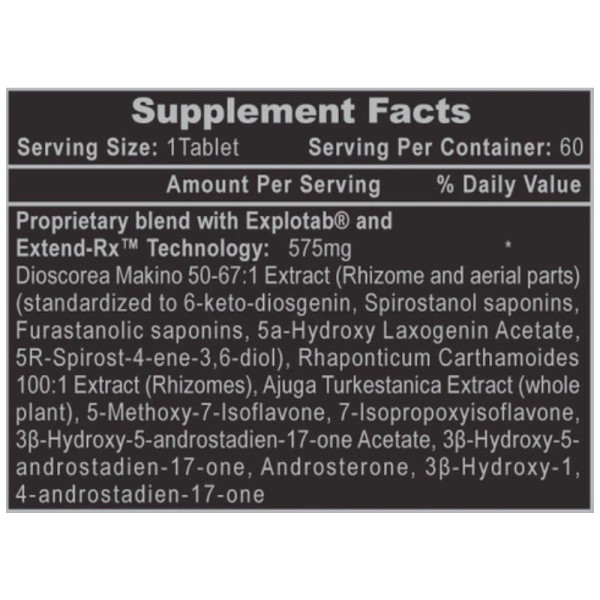 Product composition Hi-Tech Pharma Dianabol 60 tabs.