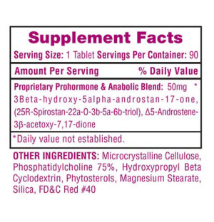 Product composition Hi-Tech Pharma Winstrol 90 tabs.