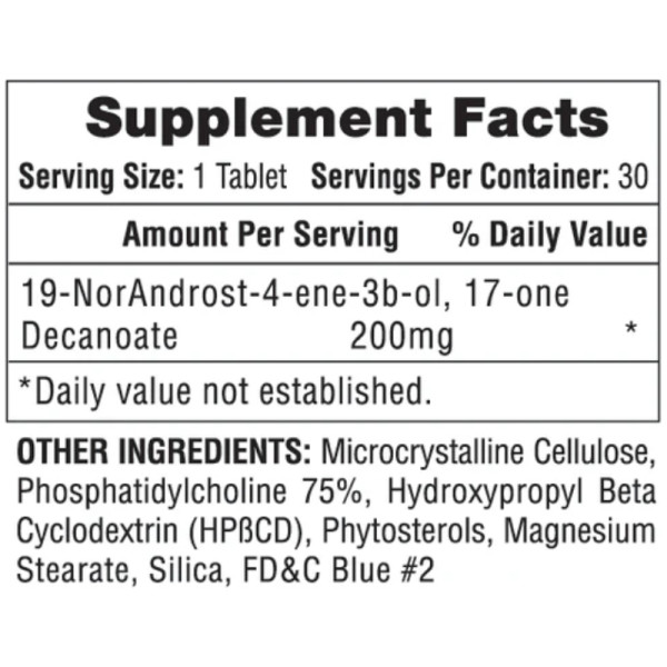 Product compositions Hi-Tech Pharma Deca-DuraBolin 30 tabs.