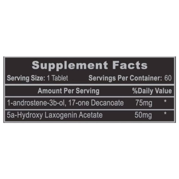 Product composition Hi-Tech Pharma 1-AD 60 tabs.