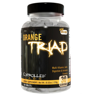 Controlled Orange Triad 180 tabs.