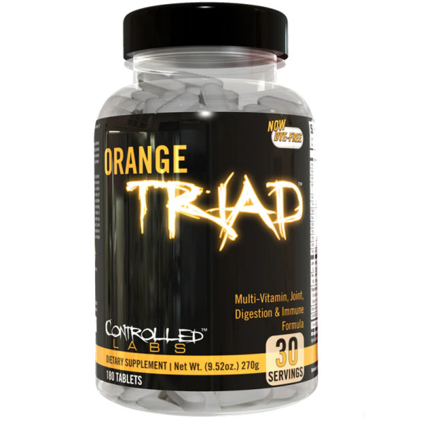 Controlled Orange Triad 180 tabs.