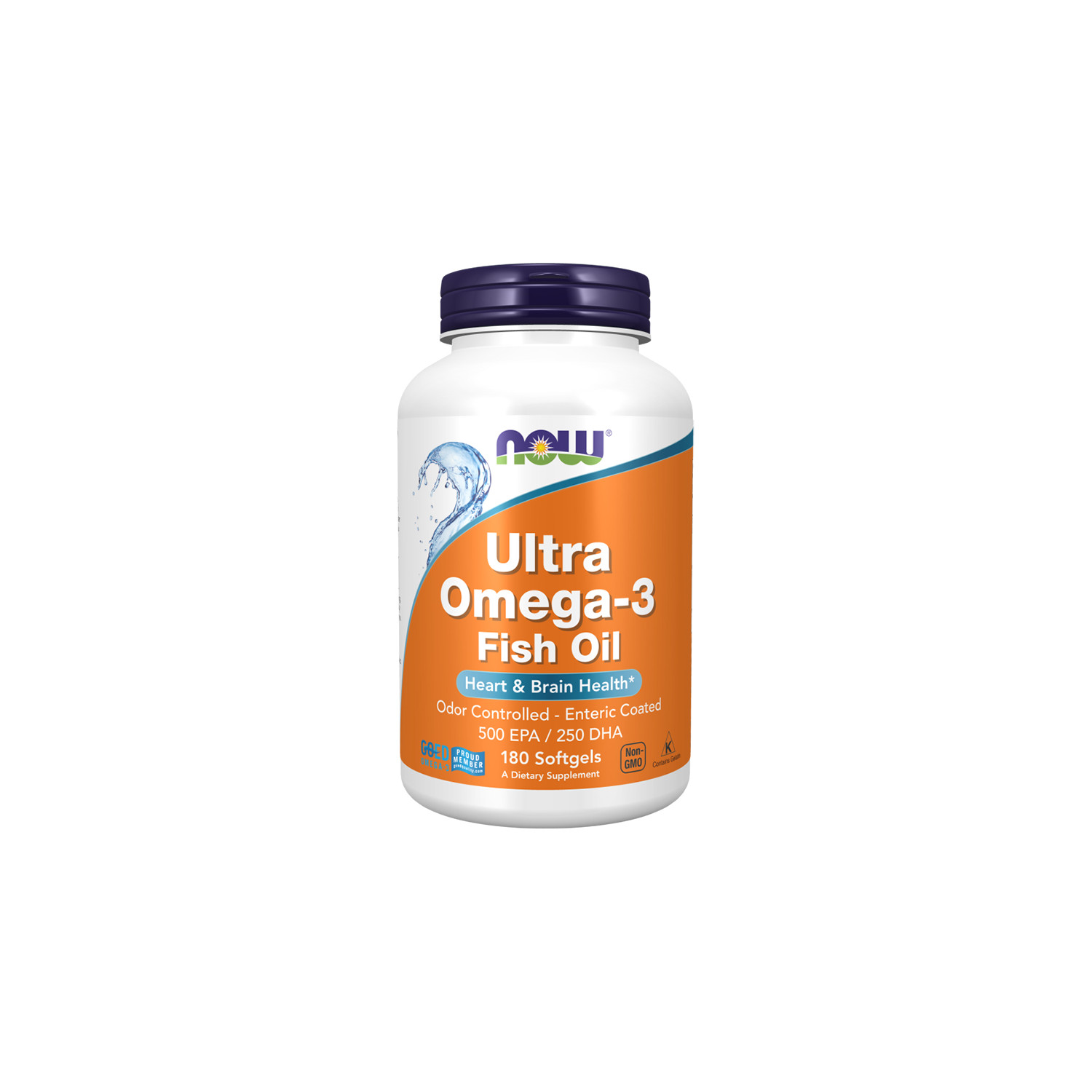 NOW Foods Ultra Omega-3 500EPA/250DHA 180 caps. Sotfgels