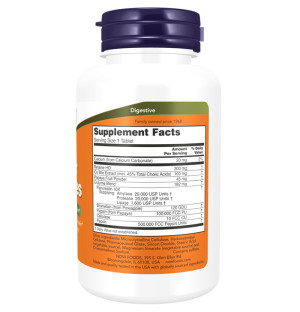 Product composition NOW Foods Super Enzymes 90 caps.