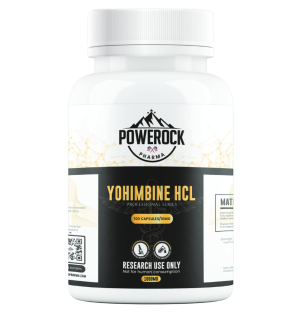 Powerock Pharma YOHIMBINE HCL 10mg 100 caps. 1000mg ★