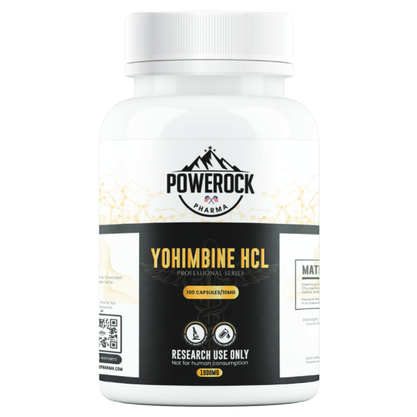 Powerock Pharma YOHIMBINE HCL 10mg 100 kaps. 1000mg ★