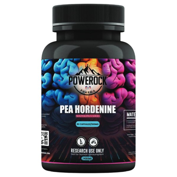 Powerock Pharma PEA HORDENINE 300mg 80 caps. 24000mg ★