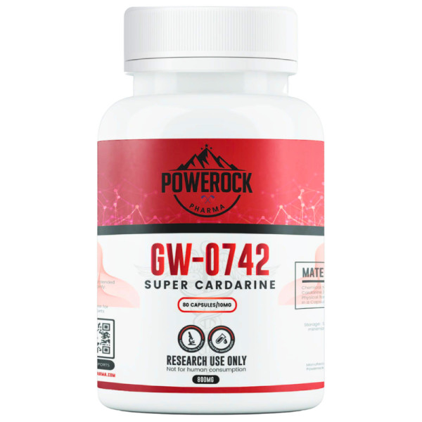 Powerock Pharma GW-0742 SUPER CARDARINE 10mg 80 kaps. 800mg ★