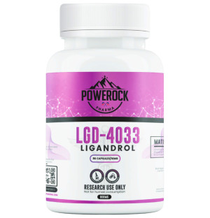 Powerock Pharma LGD-4033 LIGANDROL 10mg 80 caps. 800mg ★