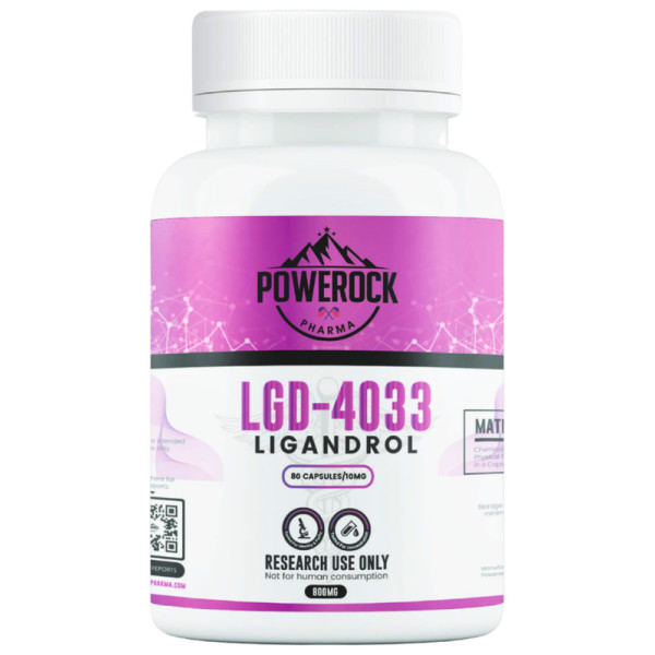 Powerock Pharma LGD-4033 LIGANDROL 10mg 80 caps. 800mg ★