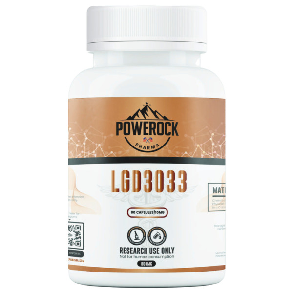 Powerock Pharma LGD3033 10mg 80 kaps. 800mg ★