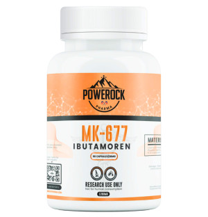 Powerock Pharma MK-677 IBUTAMOREN 20mg 60 kaps. 1200mg ★