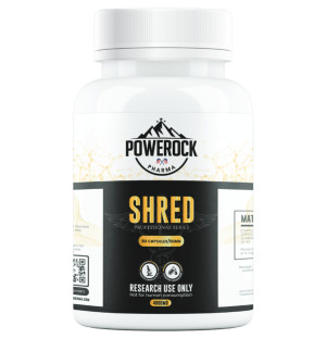 Powerock Pharma SHRED 50mg 80 kaps. 4000mg ★