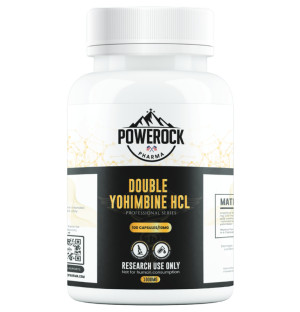 Powerock Pharma DOUBLE YOHIMBINE HCL 10mg 100 caps. 1000mg ★