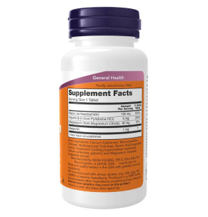 Product composition NOW Foods Melatonin 1mg 100 tabs.