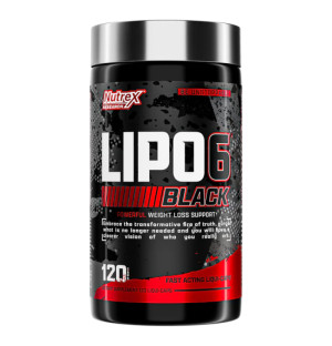 Nutrex LIPO6 BLACK Weight Loss Support 60 caps.