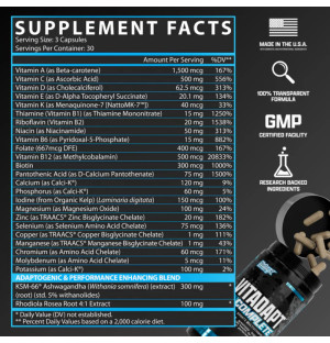 Product composition Nutrex Vitadapt 90 caps.