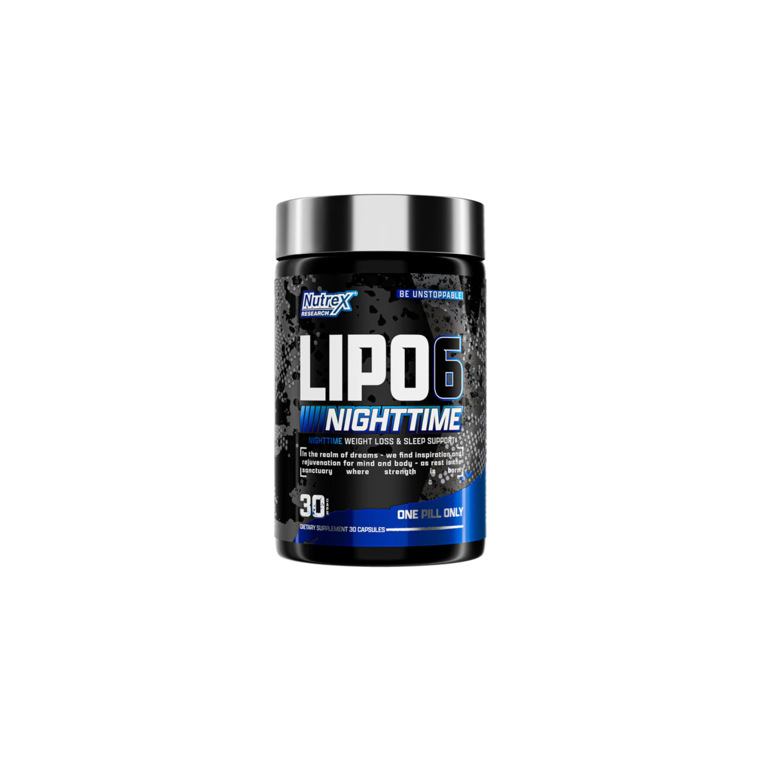 Nutrex Lipo 6 Nighttime fat burner, sleep support, 30 capsules, supporting weight loss and nighttime recovery