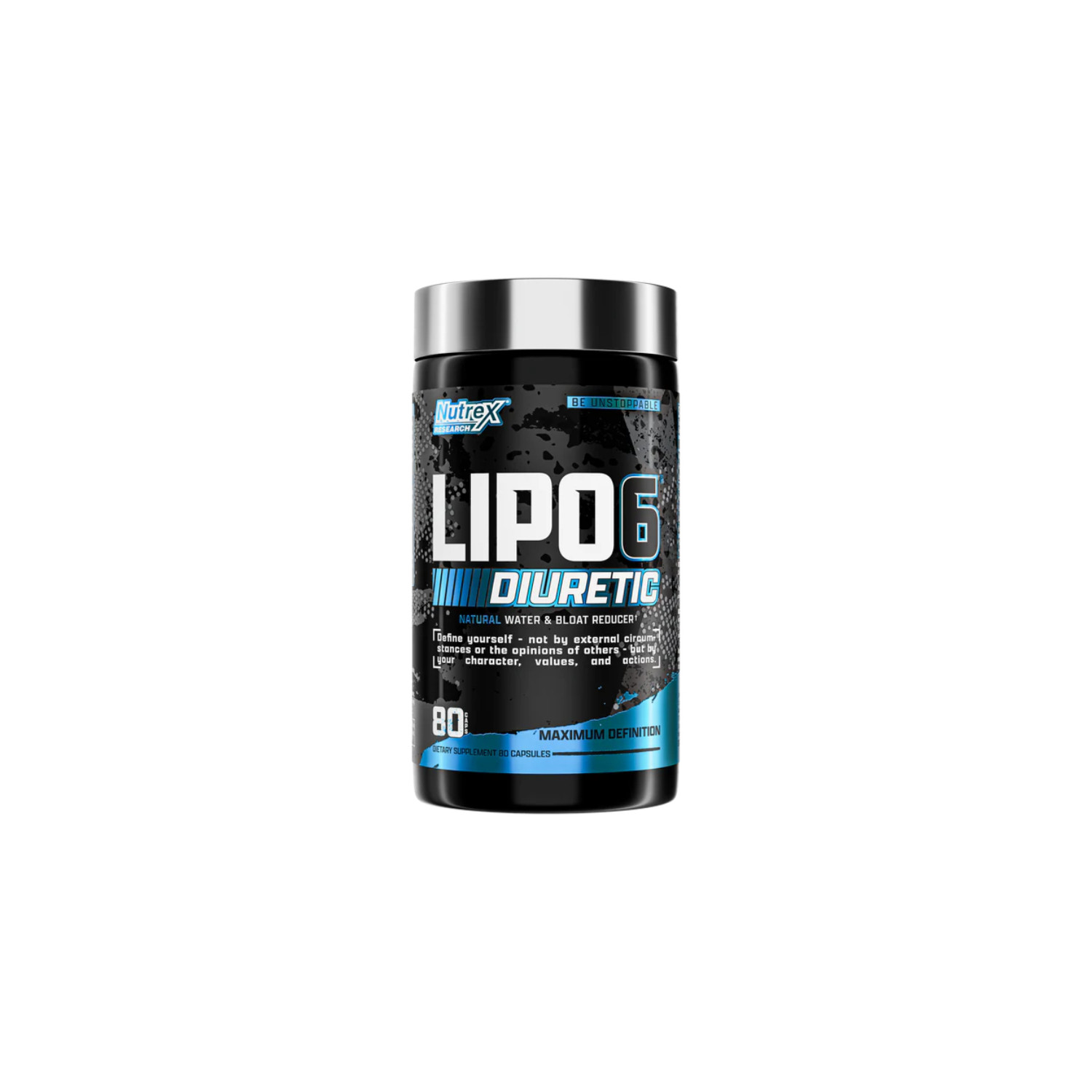 Nutrex Lipo 6 Diuretikum 80 Kapseln - natürliches Diuretikum, Wasser- und Schwellungsreduktion