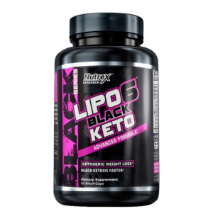 Nutrex LIPO6 BLACK KETO Advanced Formula 60 caps.