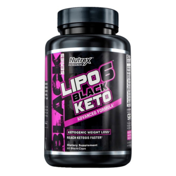 Nutrex LIPO6 BLACK KETO Advanced Formula 60 caps.