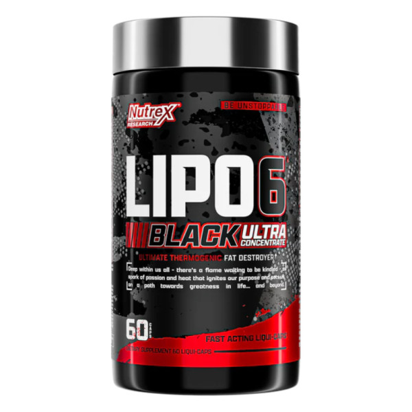 Nutrex LIPO6 Black UC (USA Version) 60 caps.