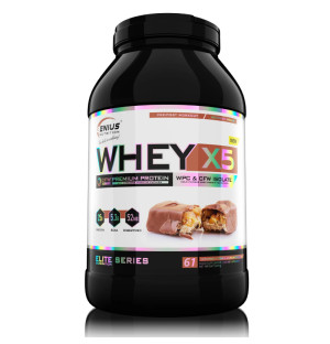 Genius Nutrition Whey-X5 wurde sorgfältig formuliert, um die Entwicklung und den Erhalt der Muskelmasse zu unterstützen.