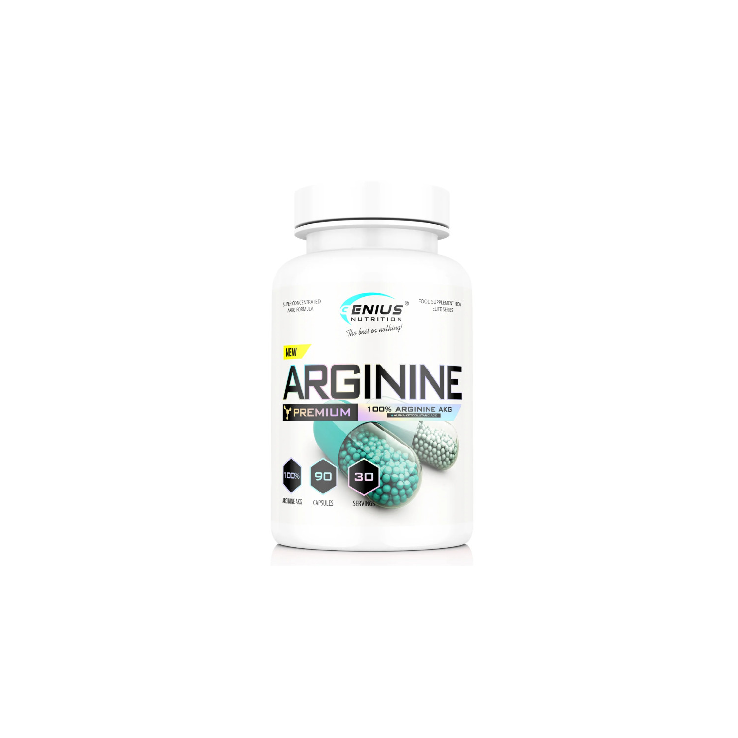 Genius Nutrition Arginine AKG 90 caps.