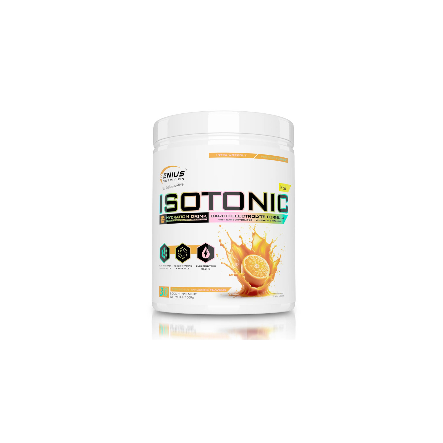 Genius Nutrition Isotonic 600g Mandarine