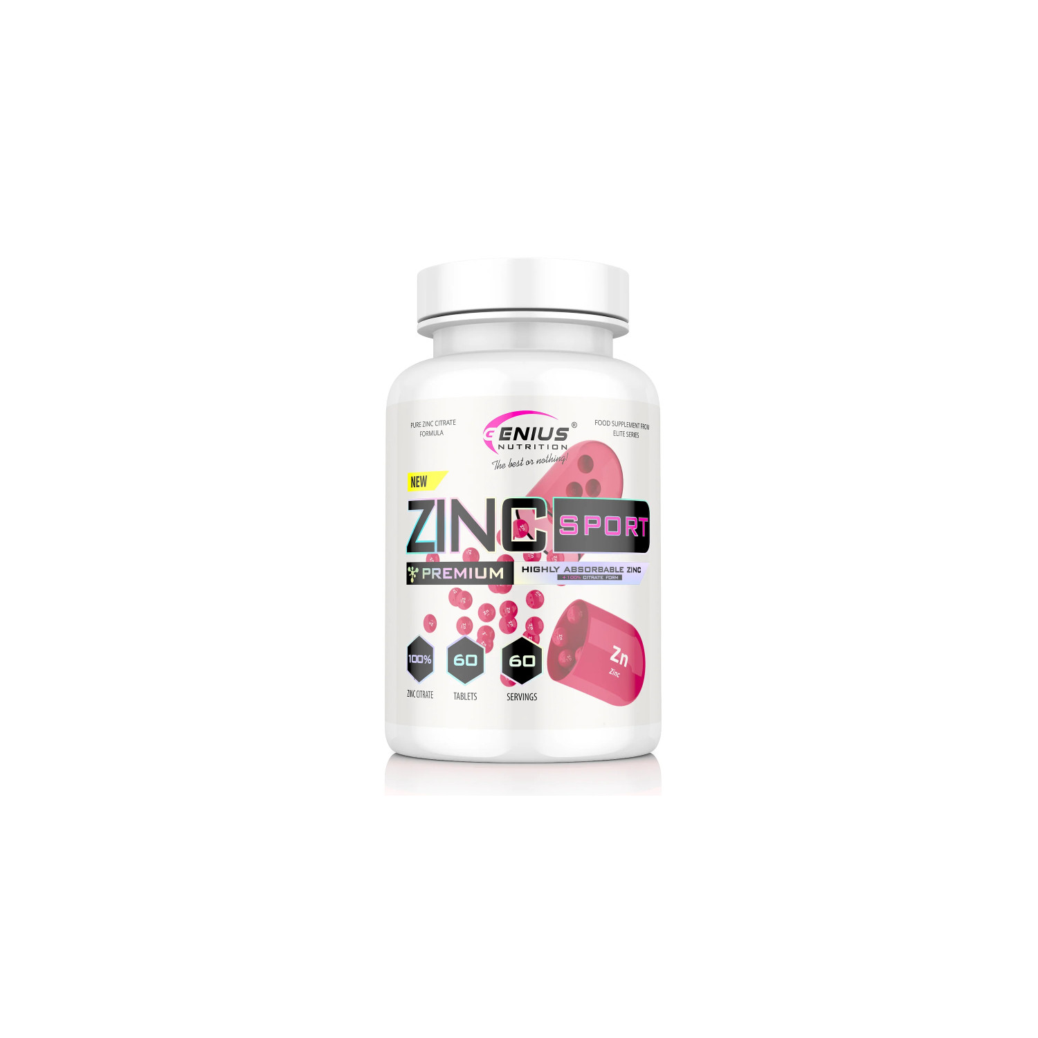 Genius Nutrition Zinc Sport 60 tabl.