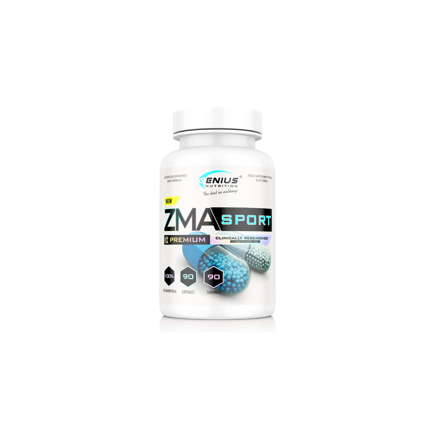 Genius Nutrition ZMA Sport 90 caps.