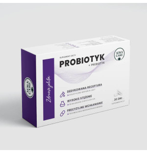 Aura Care Probiotic + Prebiotic Healthy Guts 30 caps.