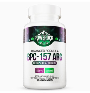 Powerock Pharma BPC-157 ARG 300mcg 60 caps. 18 000mcg ★