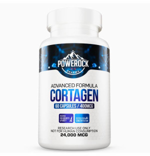 Powerock Pharma Cortagen 400mcg 60 caps. 24 000mcg ★