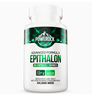 Powerock Pharma Epithalon 400mcg 60 caps. 24 000mcg ★